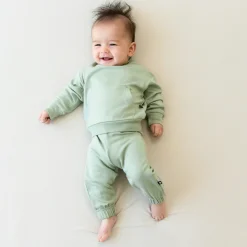 Kyte Baby French Terry Jogger Set in Thyme Hot