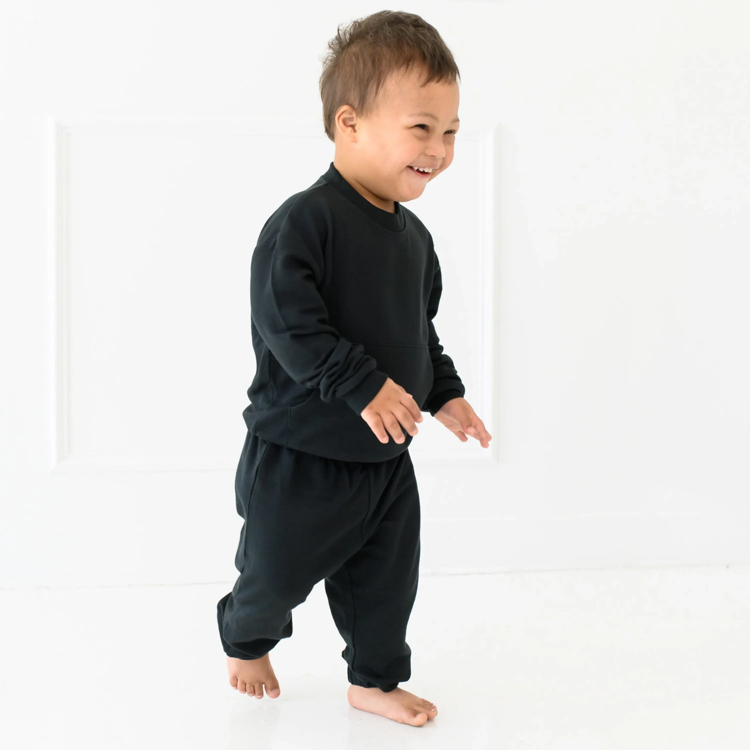 Kyte Baby French Terry Jogger Set in Midnight Outlet