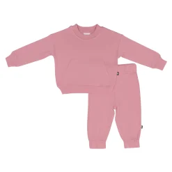 Kyte Baby French Terry Jogger Set in Apple Blossom Clearance