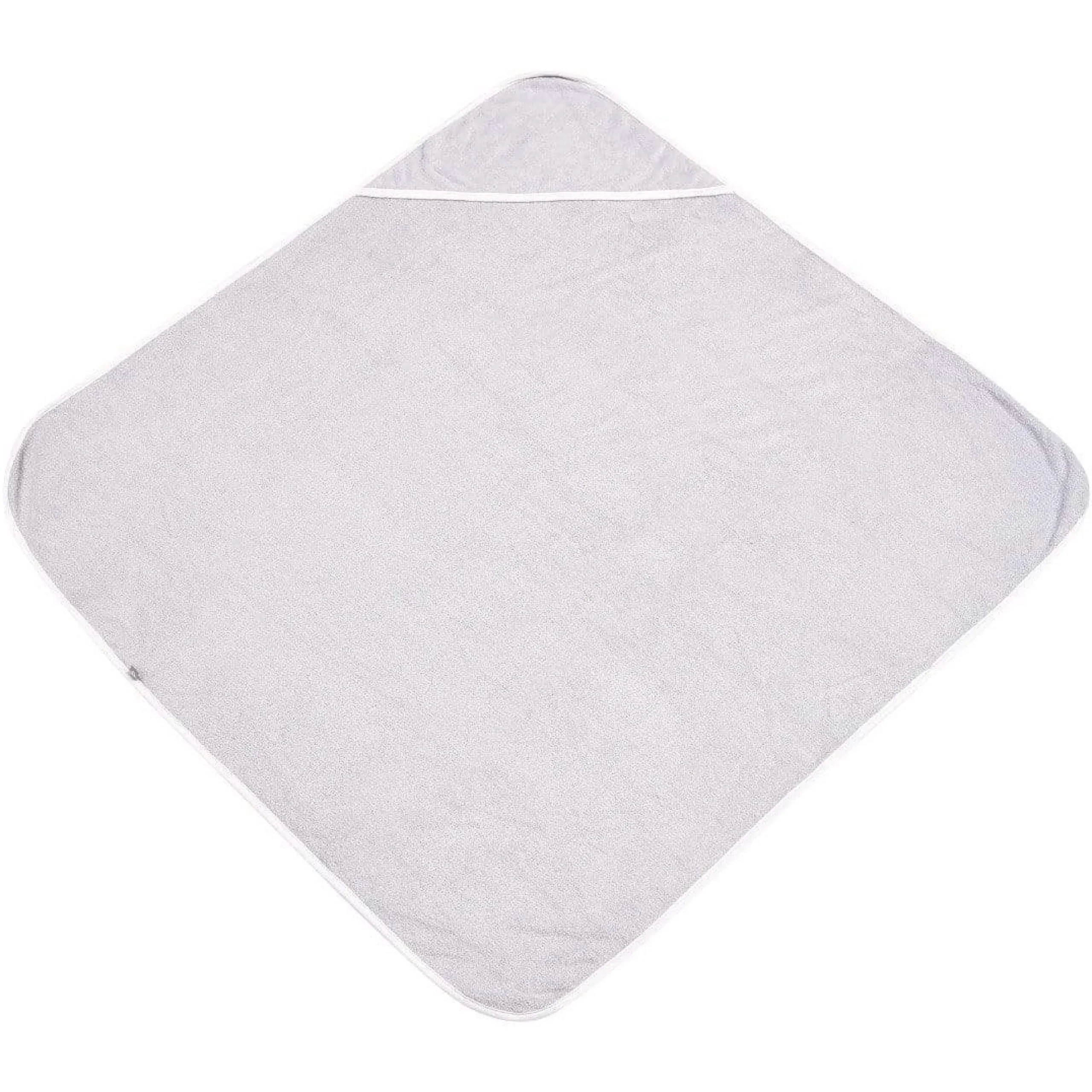 Kyte Baby Hooded Bath Towel in Storm with Cloud Trim New