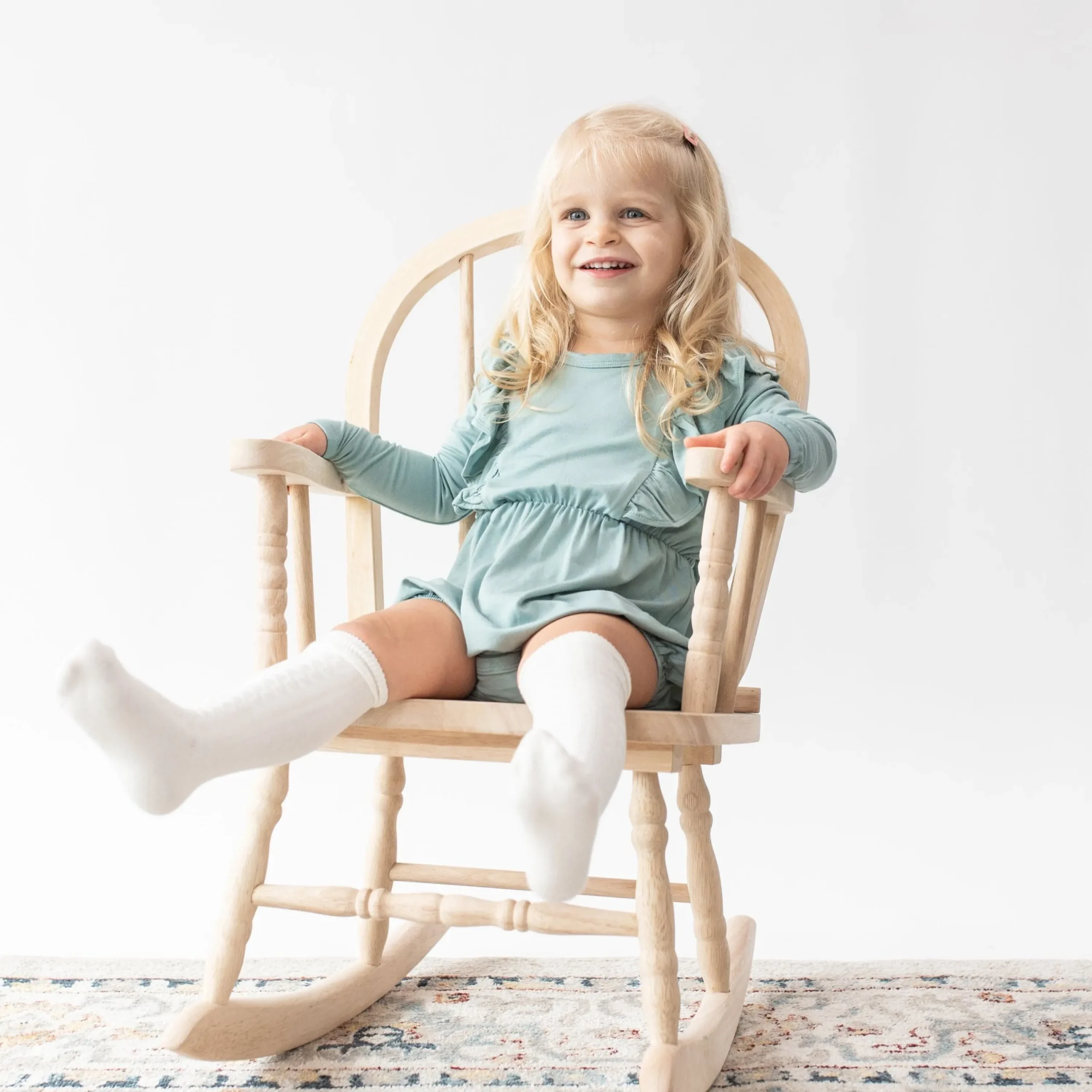 Kyte Baby Knee High Socks in Cloud Hot
