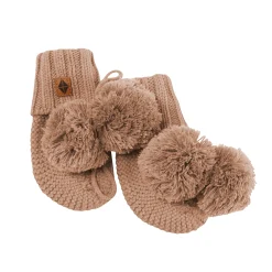 Kyte Baby Knit Booties in Latte New