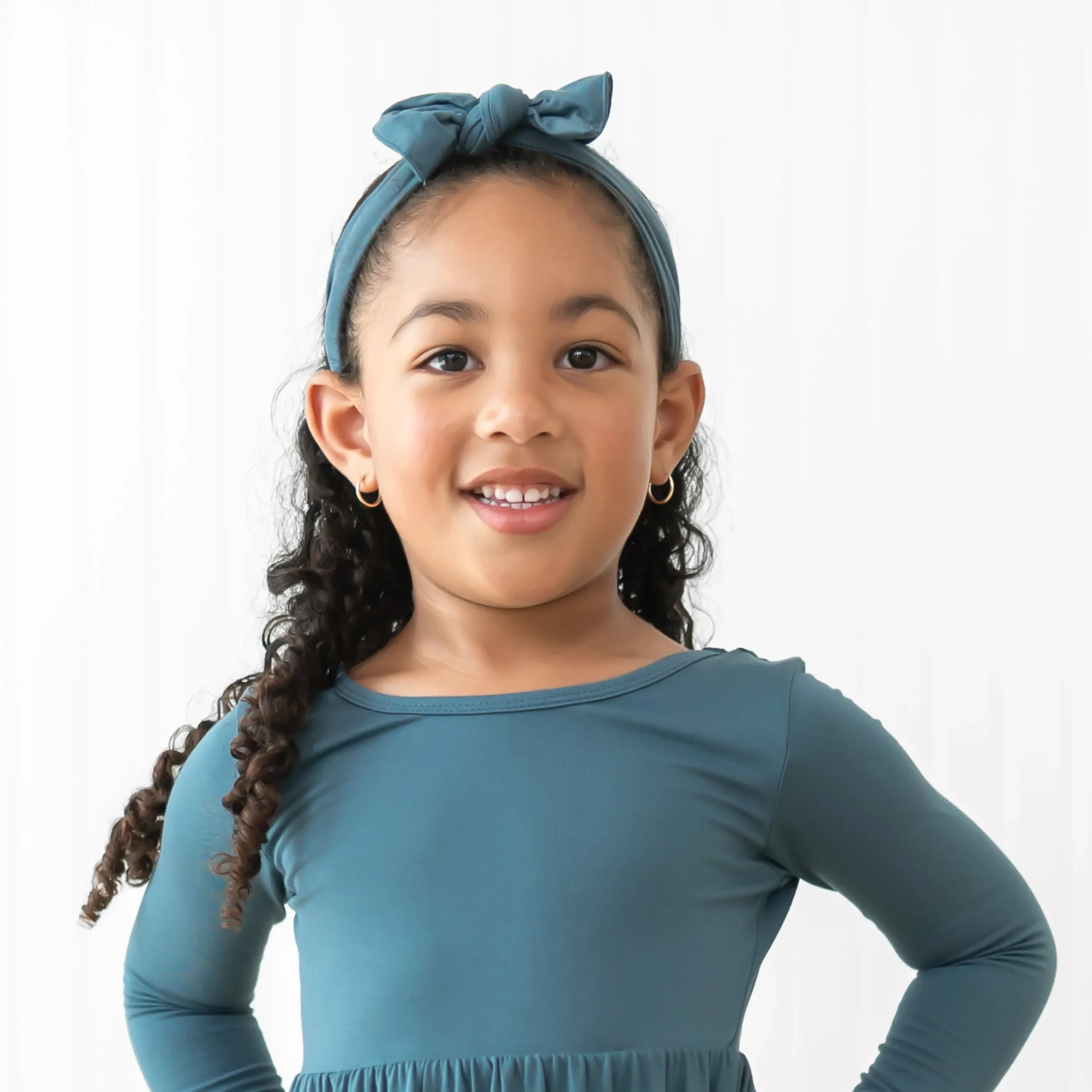 Kyte Baby Knotted Bow Headband in Atlantic Best