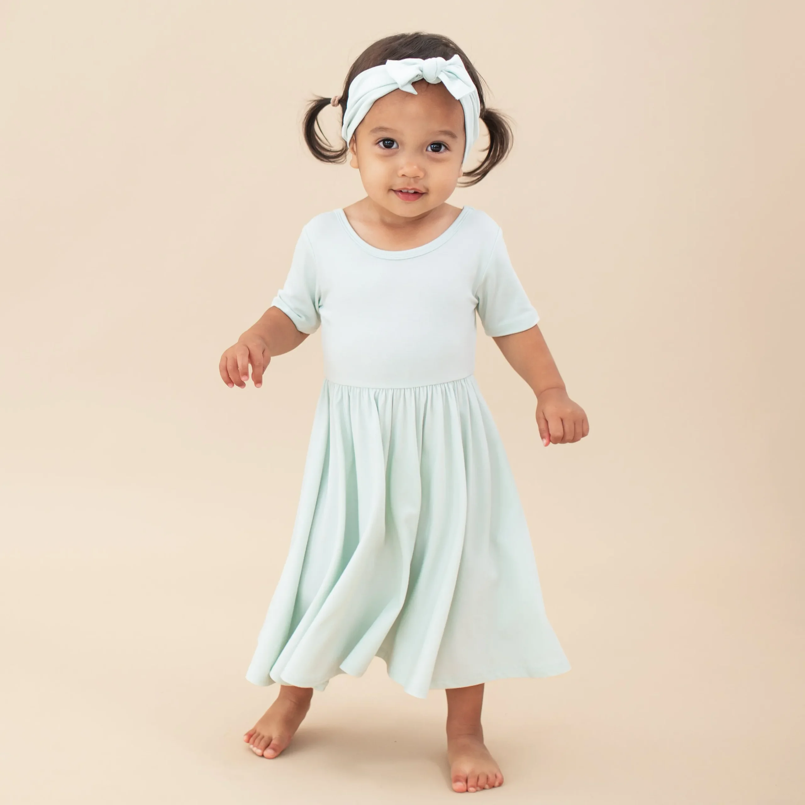 Kyte Baby Knotted Bow Headband in Dew Hot