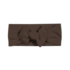 Kyte Baby Knotted Bow Headband in Espresso Outlet