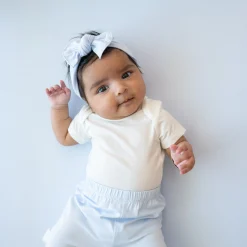 Kyte Baby Knotted Bow Headband in Mist