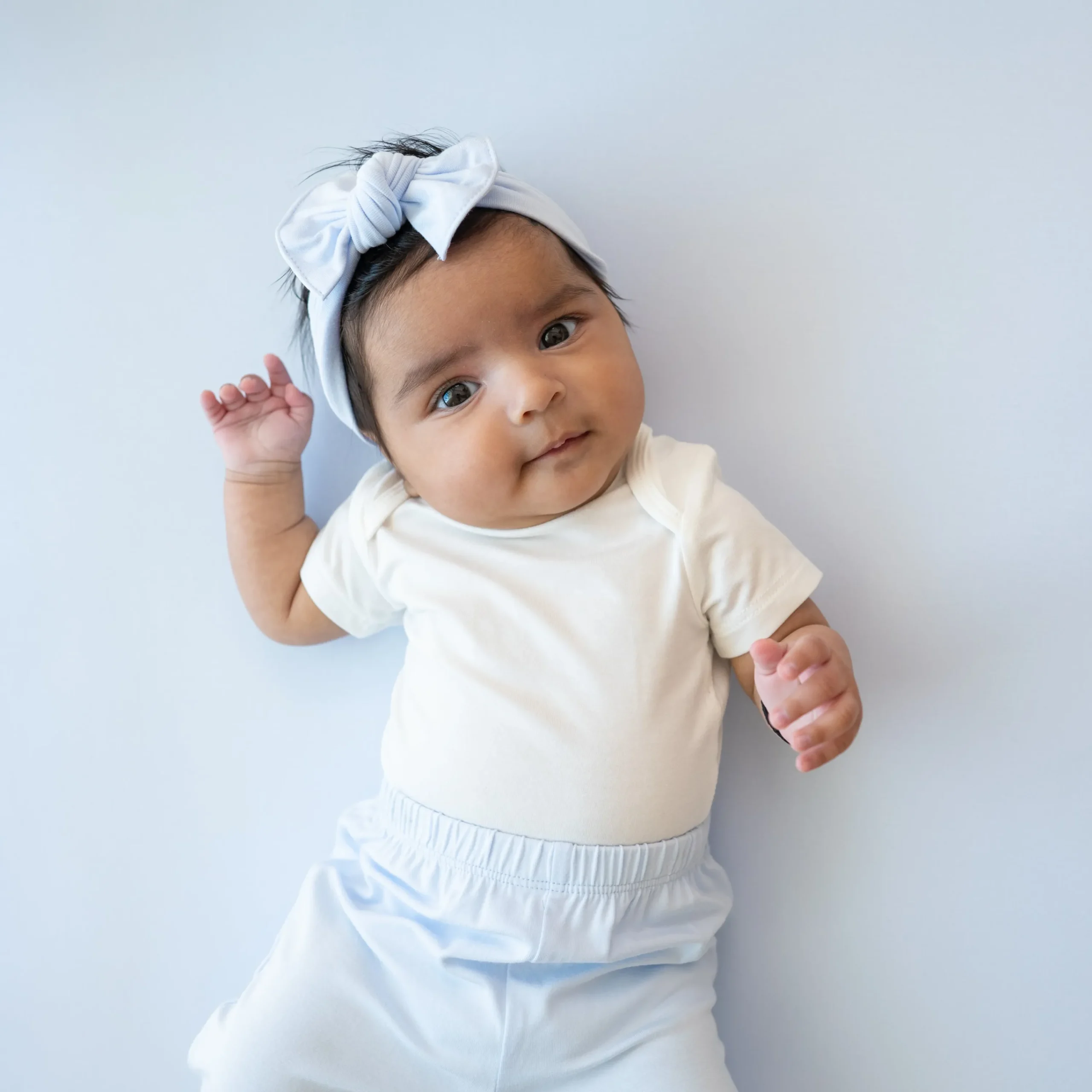 Kyte Baby Knotted Bow Headband in Mist