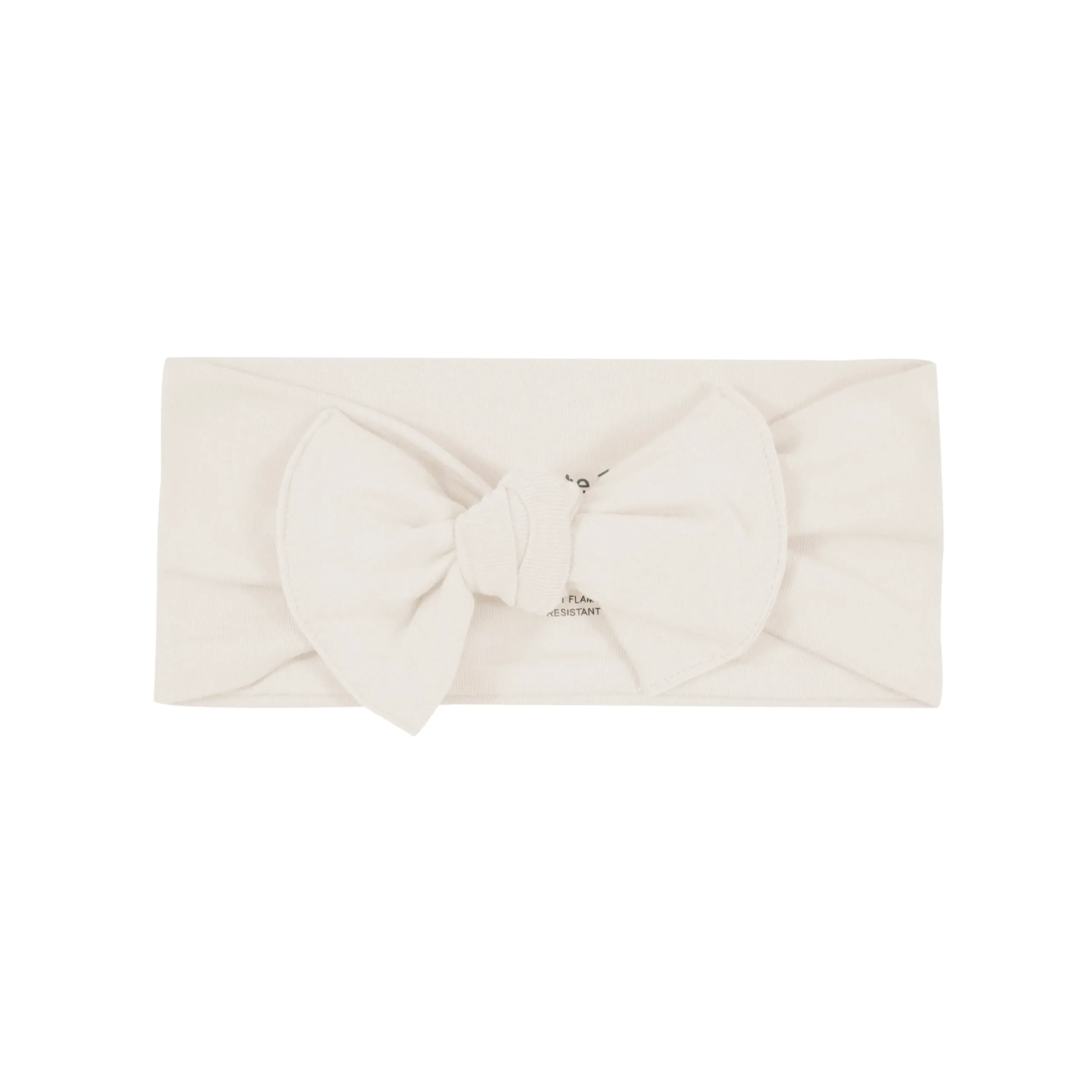 Kyte Baby Knotted Bow Headband in Oat Sale