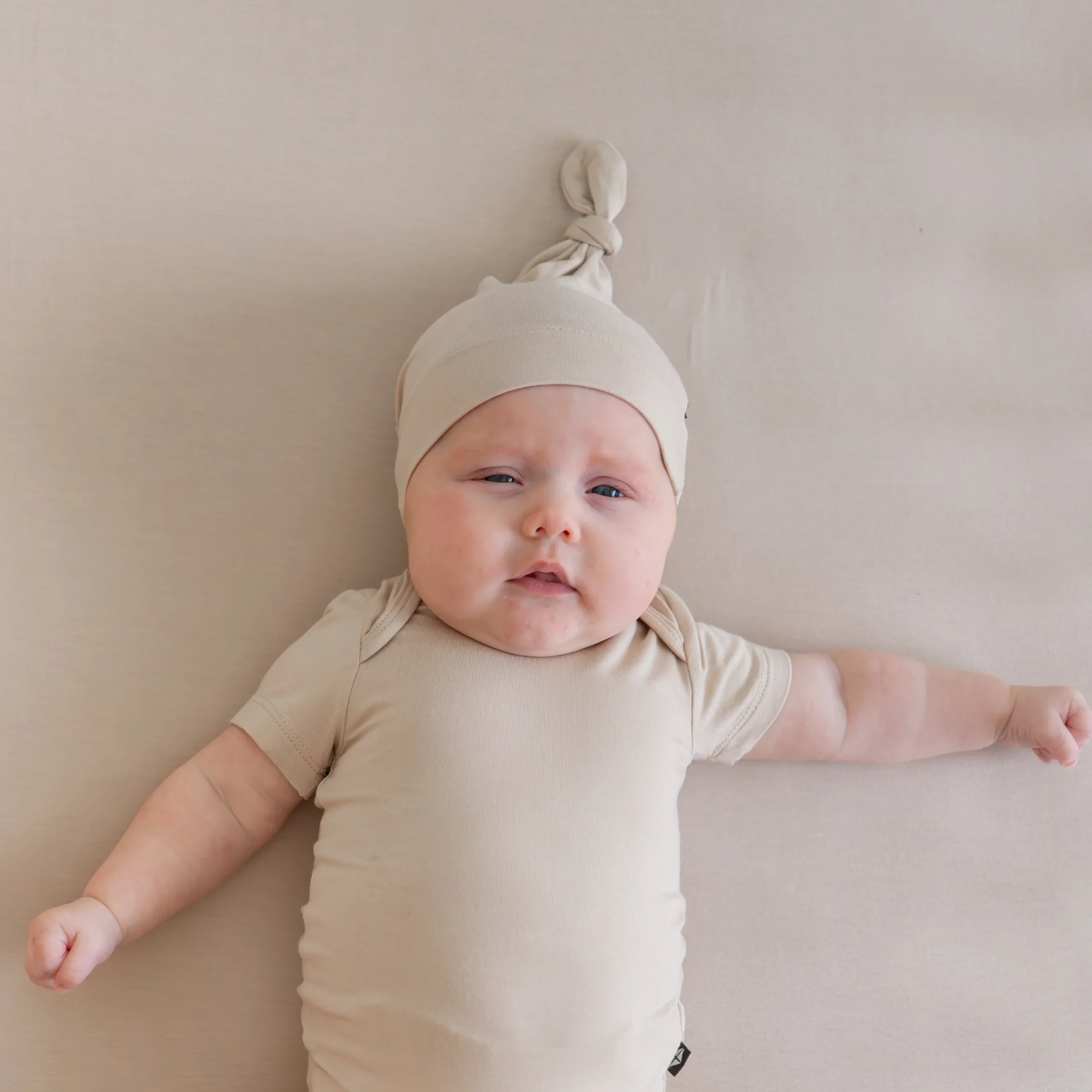Kyte Baby Knotted Cap in Bisque Discount