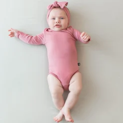 Kyte Baby Long Sleeve Bodysuit in Apple Blossom Sale