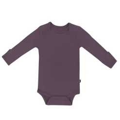 Kyte Baby Long Sleeve Bodysuit in Currant Outlet