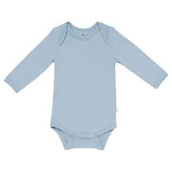 Kyte Baby Long Sleeve Bodysuit in Fog Clearance