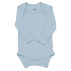 Kyte Baby Long Sleeve Bodysuit in Fog Clearance