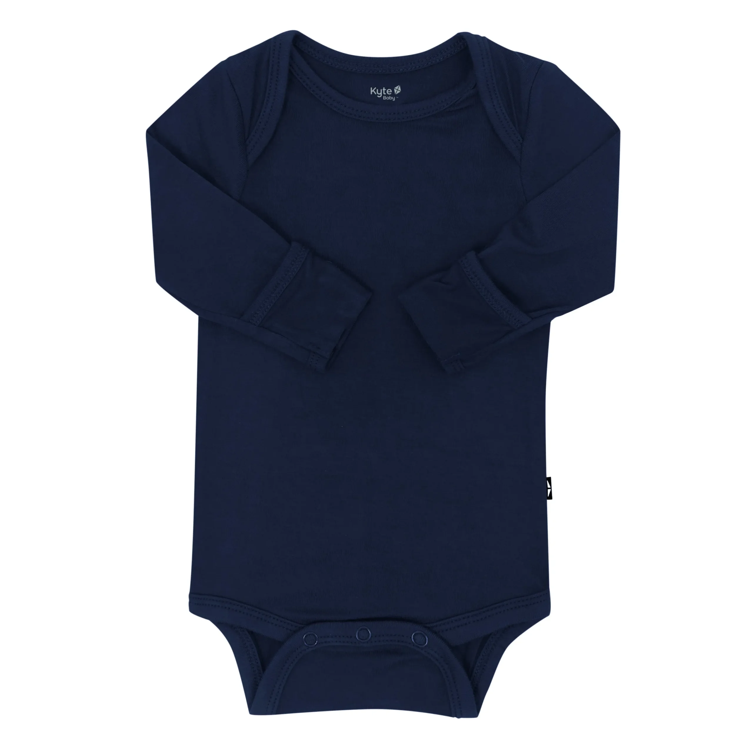 Kyte Baby Long Sleeve Bodysuit in Navy Sale