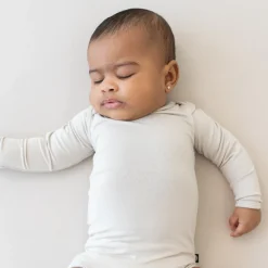 Kyte Baby Long Sleeve Bodysuit in Oat Discount
