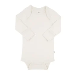 Kyte Baby Long Sleeve Bodysuit in Oat Discount
