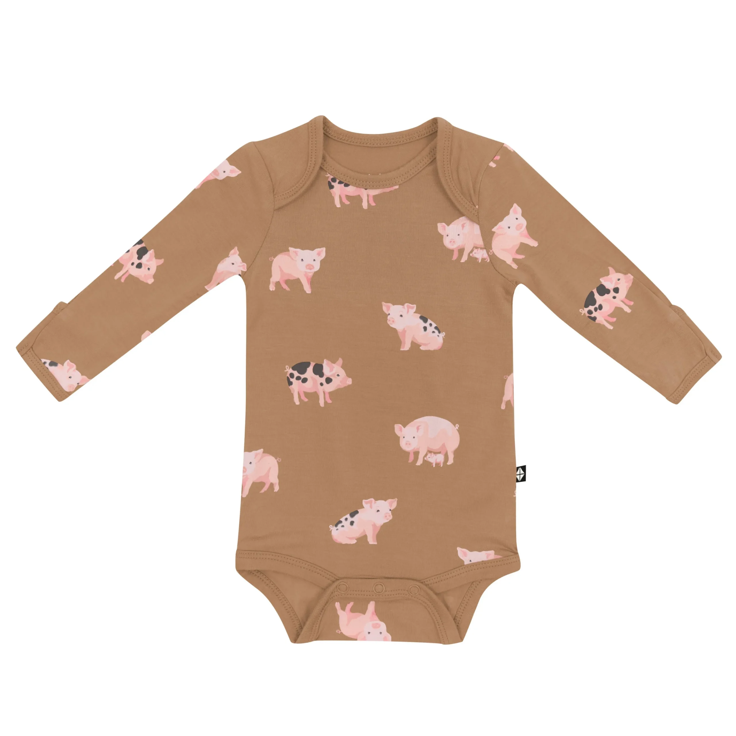 Kyte Baby Long Sleeve Bodysuit in Pig Outlet