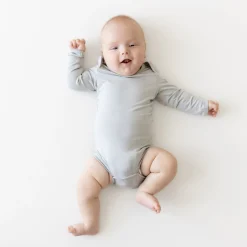 Kyte Baby Long Sleeve Bodysuit in Storm Best