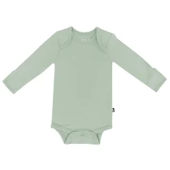 Kyte Baby Long Sleeve Bodysuit in Thyme Hot