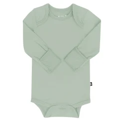 Kyte Baby Long Sleeve Bodysuit in Thyme Hot