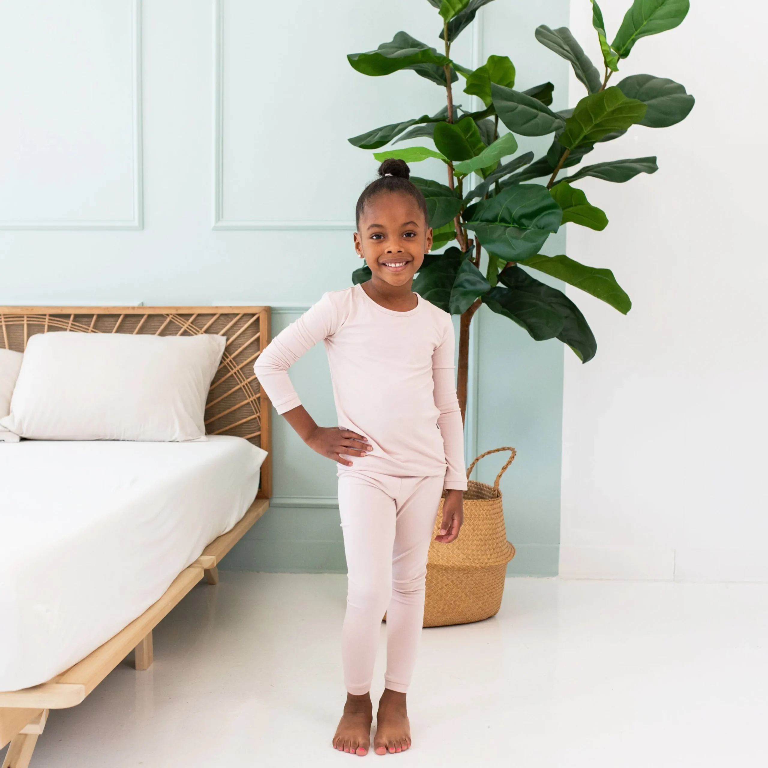 Kyte Baby Long Sleeve Pajamas in Blush Hot