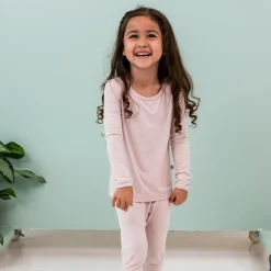 Kyte Baby Long Sleeve Pajamas in Blush Hot