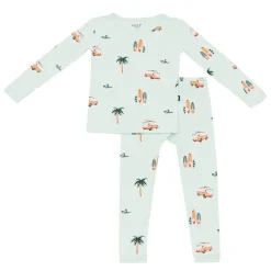 Kyte Baby Long Sleeve Pajamas in Dew Surf Outlet