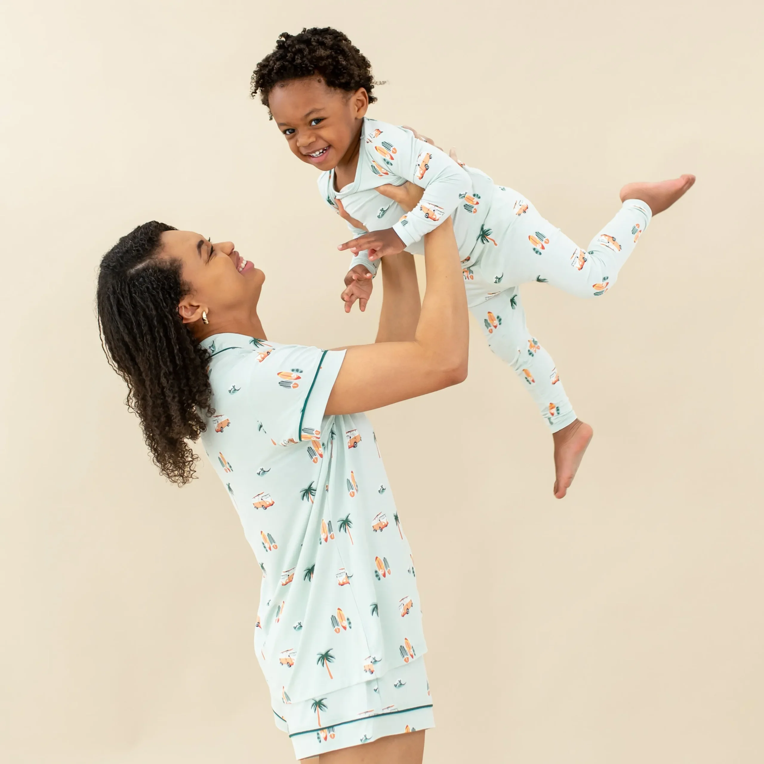 Kyte Baby Long Sleeve Pajamas in Dew Surf Outlet