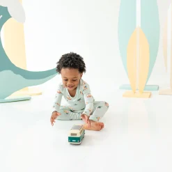 Kyte Baby Long Sleeve Pajamas in Dew Surf Outlet