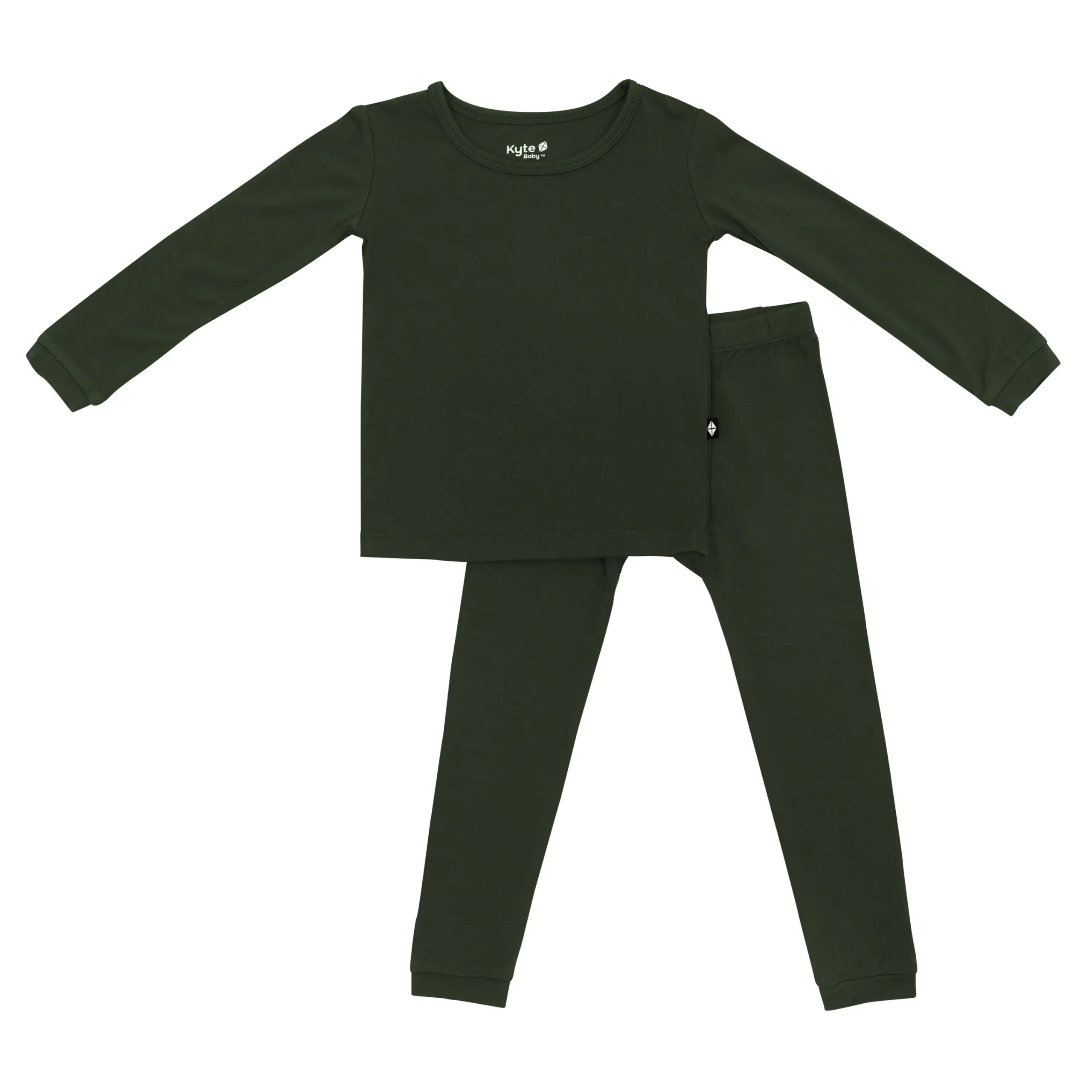 Kyte Baby Long Sleeve Pajamas in Fir Clearance