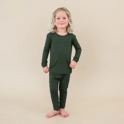 Kyte Baby Long Sleeve Pajamas in Fir Clearance