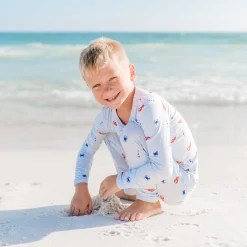 Kyte Baby Long Sleeve Pajamas in Harbor Online