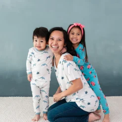 Kyte Baby Long Sleeve Pajamas in Hibiscus Hot