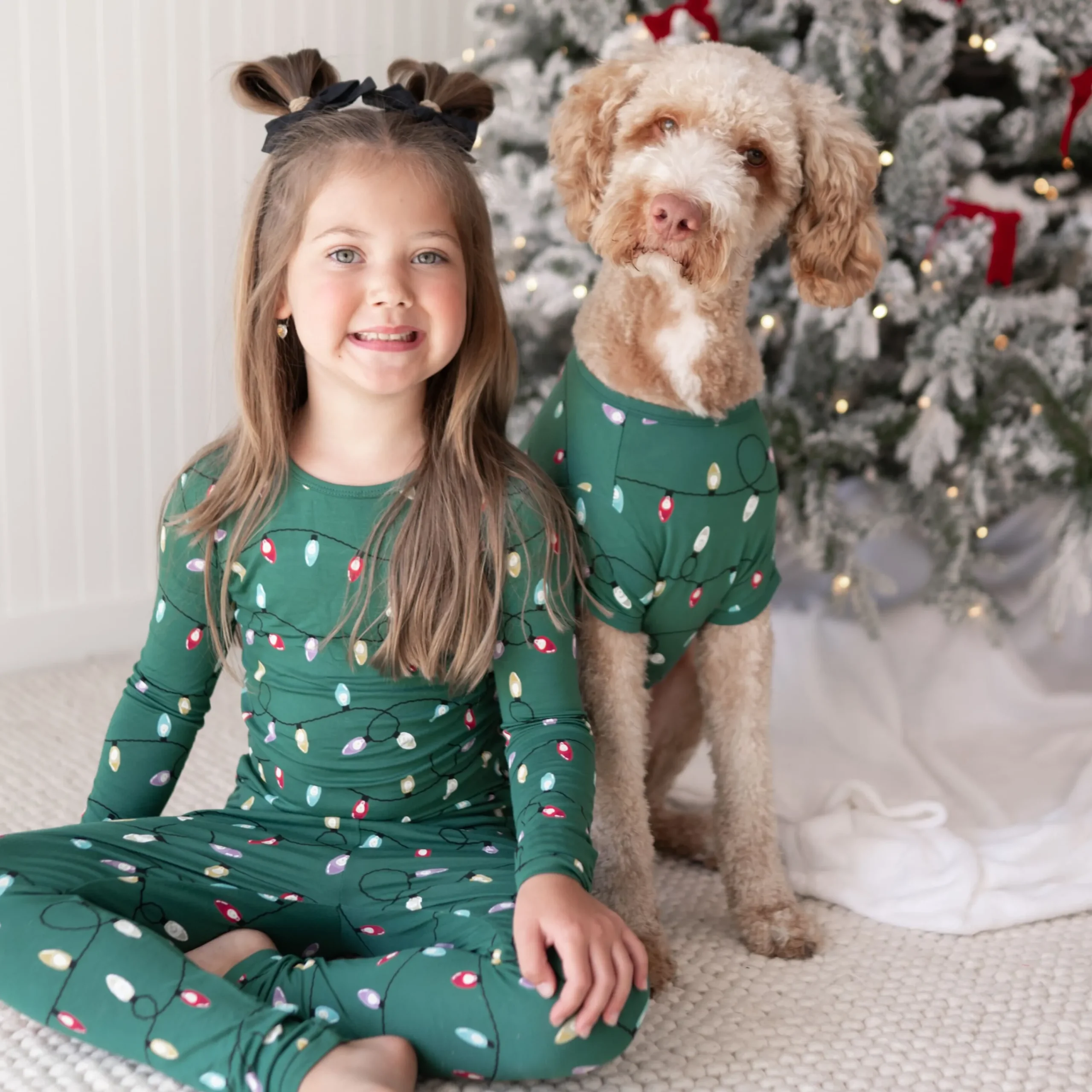 Kyte Baby Long Sleeve Pajamas in Merry and Bright New