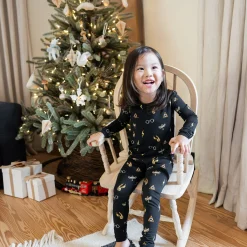 Kyte Baby Long Sleeve Pajamas in Midnight Icon Best