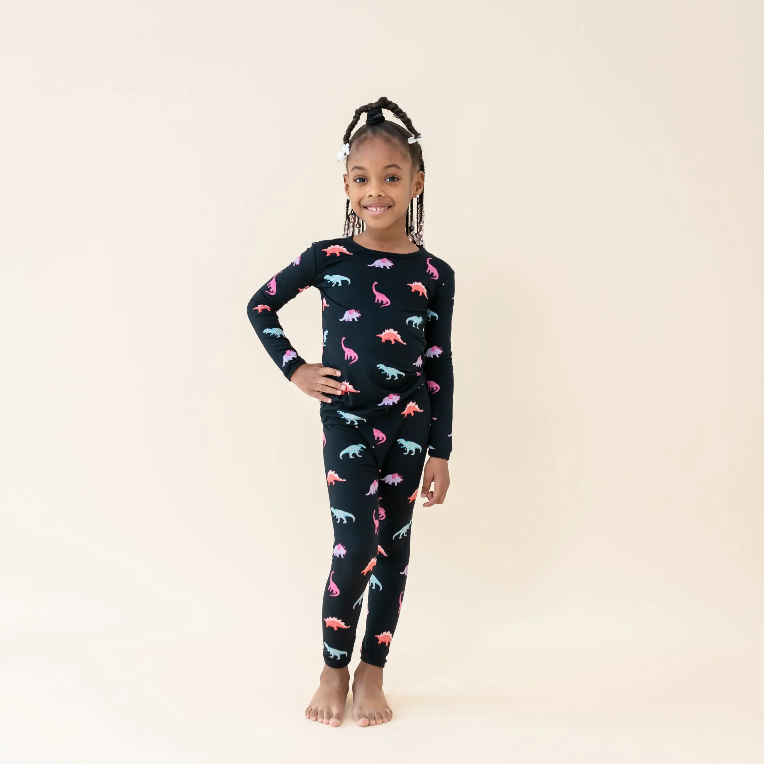 Kyte Baby Long Sleeve Pajamas in Midnight Roar