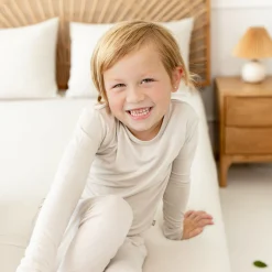 Kyte Baby Long Sleeve Pajamas in Oat Sale