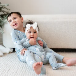 Kyte Baby Long Sleeve Pajamas in Polar Lights Sale