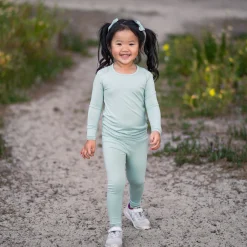 Kyte Baby Long Sleeve Pajamas in Sage Outlet