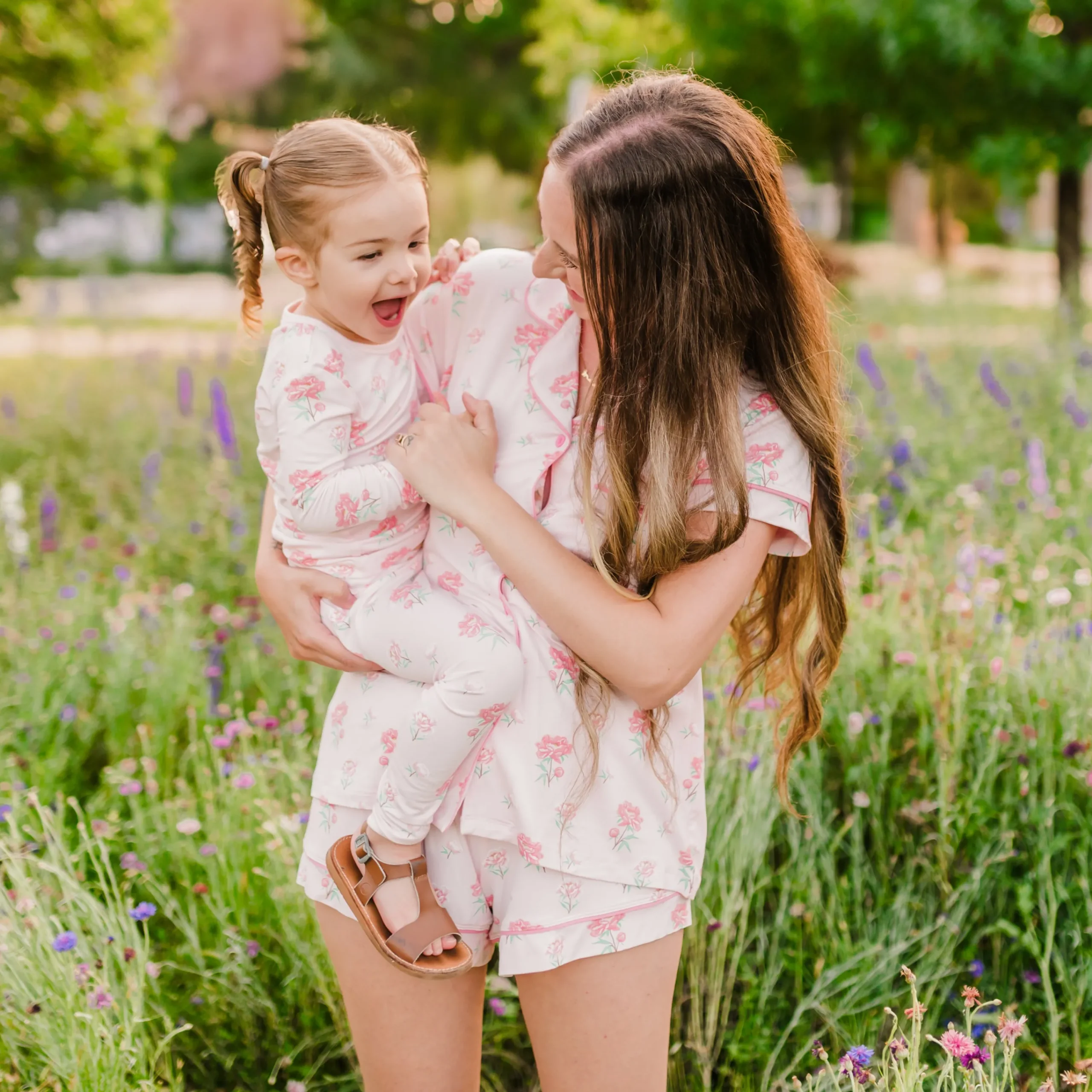 Kyte Baby Long Sleeve Pajamas in Sakura Peony Discount