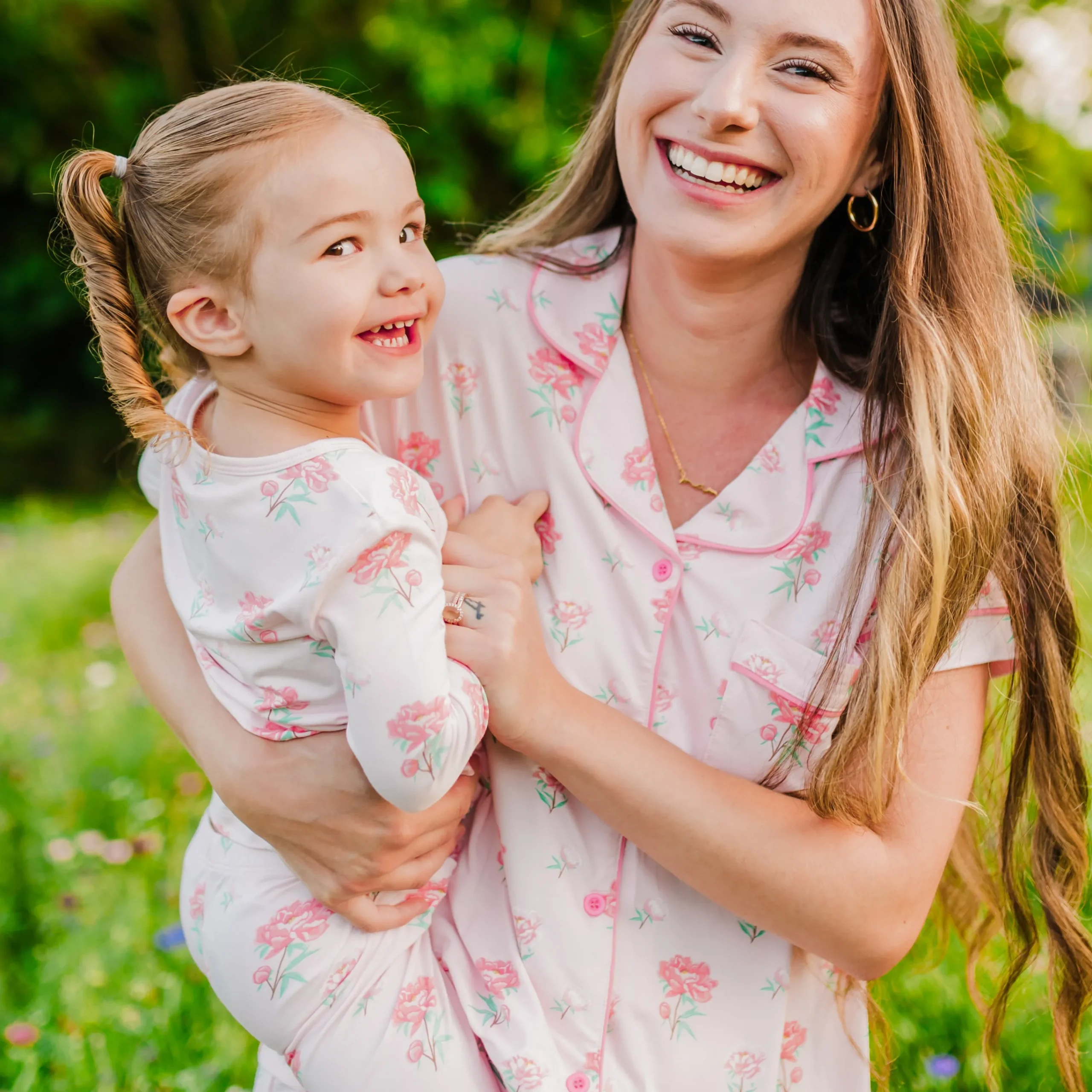 Kyte Baby Long Sleeve Pajamas in Sakura Peony Discount