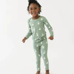 Kyte Baby Long Sleeve Pajamas in Silly Goose Clearance