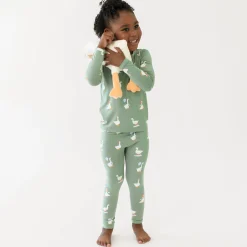 Kyte Baby Long Sleeve Pajamas in Silly Goose Clearance