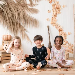 Kyte Baby Long Sleeve Pajamas in Skeleton Hot