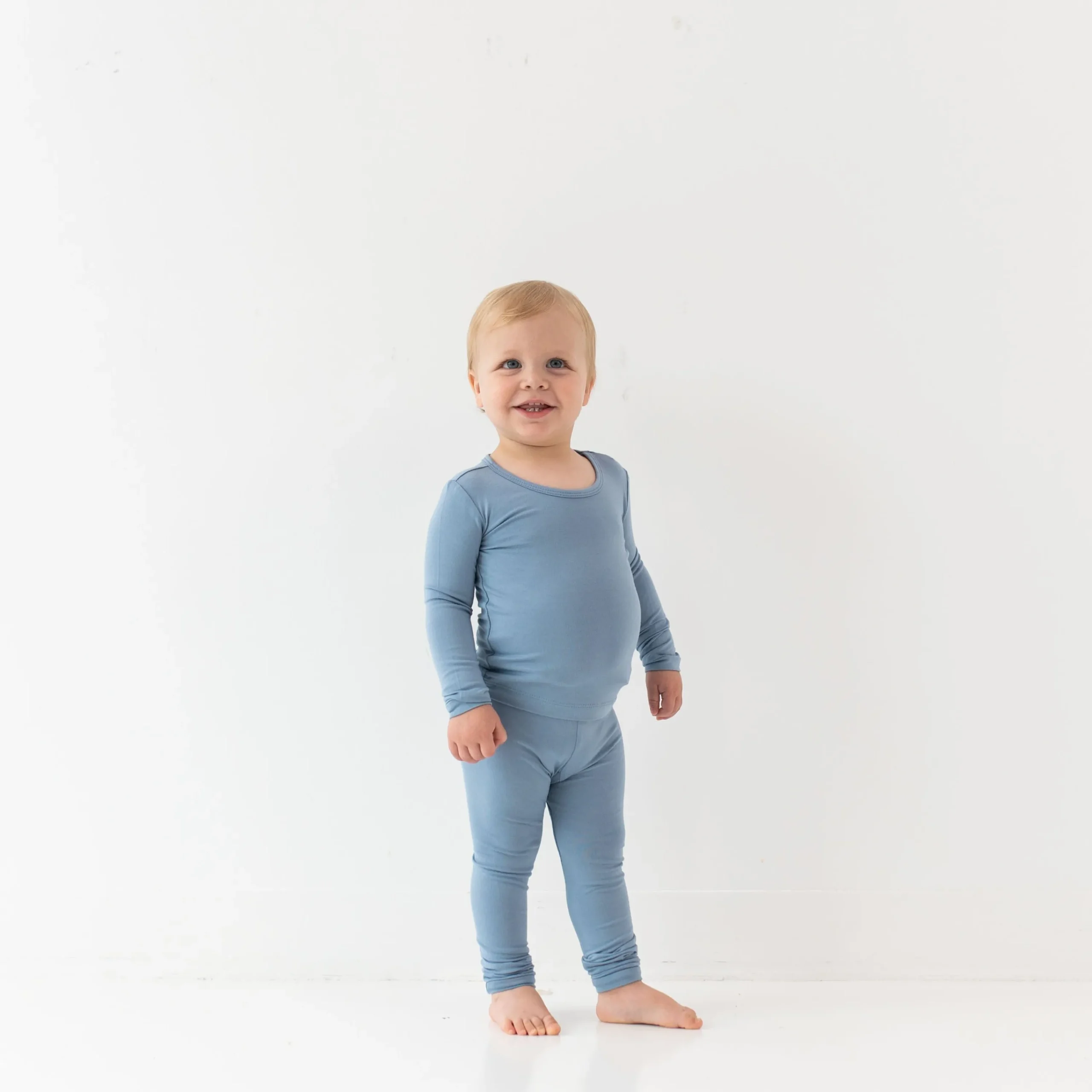 Kyte Baby Long Sleeve Pajamas in Slate Sale