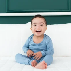 Kyte Baby Long Sleeve Pajamas in Slate Sale