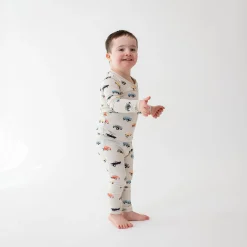 Kyte Baby Long Sleeve Pajamas in Vintage Truck Sale