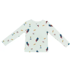 Kyte Baby Long Sleeve Toddler Crew Neck Tee in Superman™ Sale