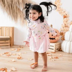 Kyte Baby Long Sleeve Toddler Crew Neck Tee in Pastel Ghost Best