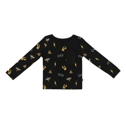 Kyte Baby Long Sleeve Toddler Crew Neck Tee in Midnight Icon Online